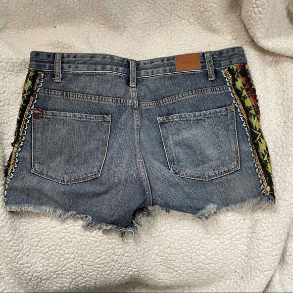 BDG Mid-Rise Embellished Denim Shorts | Sz 29 - Picture 5 of 7